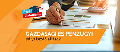 Gazdasági és pénzügyi pályakezdő állások